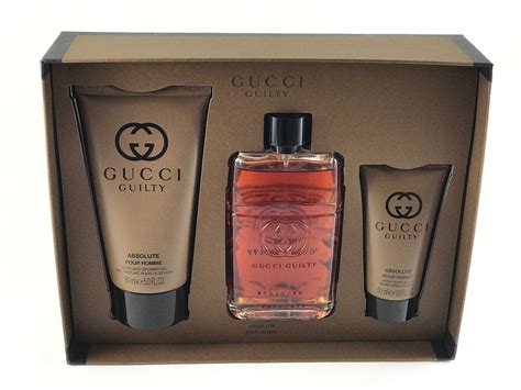 gucci guilty absolute pour homme gift set|Gucci gift set for him.